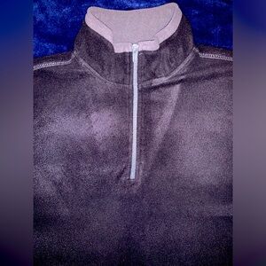 Quarter Zip | Soft sweater | Black/Gray